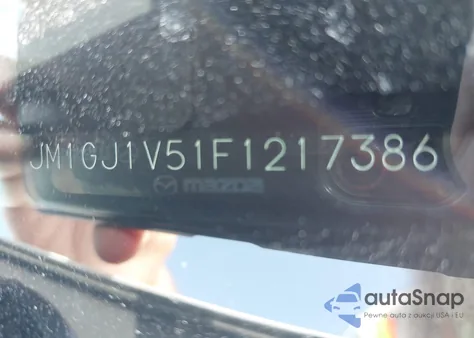 2015 Mazda Mazda6 I Touring from USA, damaged, VIN JM1GJ1V51F1217386